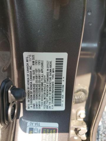 2016 HONDA CR-V EXL 2HKRM3H78GH503870