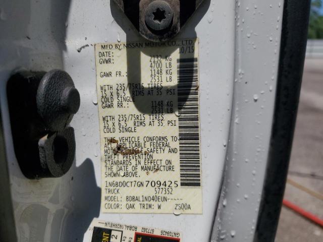 2016 NISSAN FRONTIER S 1N6BD0CT7GN709425