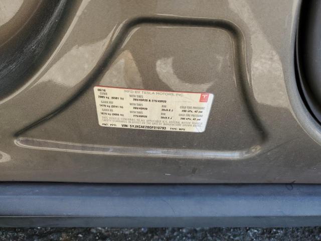 2016 TESLA MODEL X 5YJXCAE28GF010793