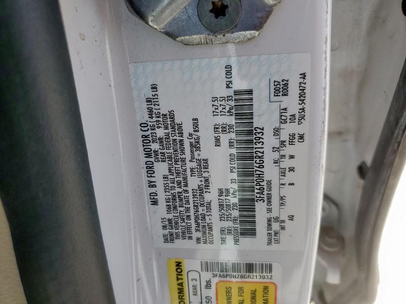 2016 FORD FUSION SE - 3FA6P0H76GR213932