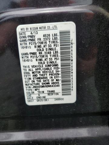 2013 NISSAN ROGUE S - JN8AS5MV8DW643348