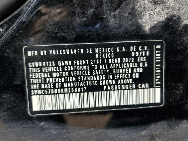 2019 VOLKSWAGEN JETTA S 3VWC57BU5KM256817