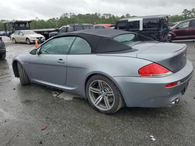 BMW M6 2007 gray  gas WBSEK93537CS32914 photo #3