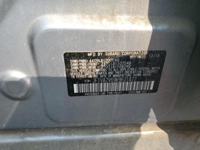 2019 SUBARU WRX STI LI JF1VA2V69K9821422