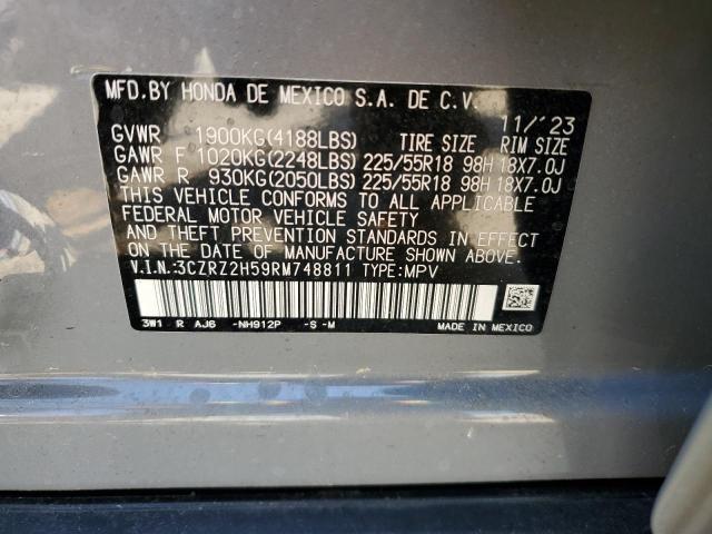 2024 HONDA HR-V SPORT 3CZRZ2H59RM748811