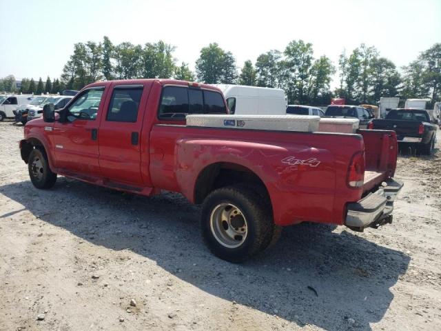 FORD F350 SUPER 2005 red crew pic diesel 1FTWW33P05EC94030 photo #3