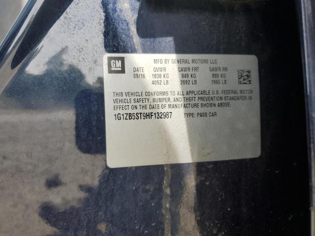2017 CHEVROLET MALIBU LS 1G1ZB5ST9HF132987