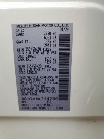 2024 NISSAN PATHFINDER 5N1DR3DK1RC244266