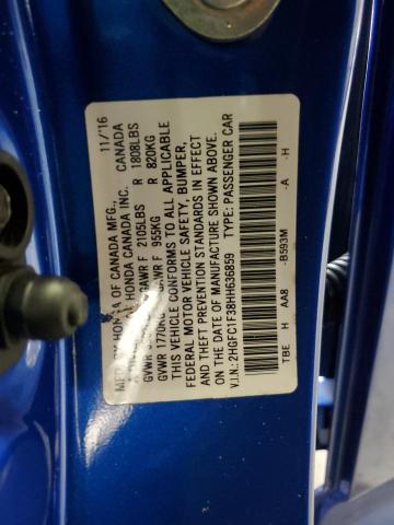 2017 HONDA CIVIC EX - 2HGFC1F38HH636859