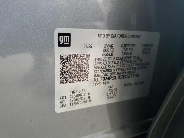 2025 CHEVROLET TRAILBLAZE KL79MPSL8SB187746