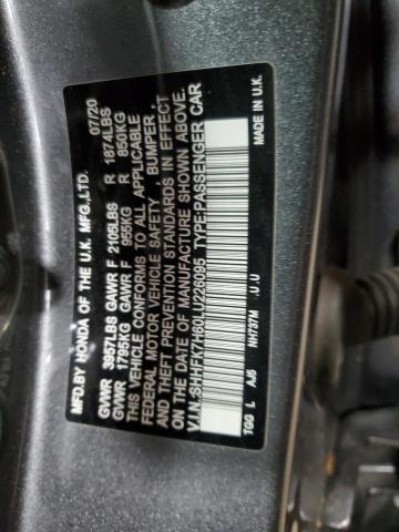 2020 HONDA CIVIC EX - SHHFK7H60LU226095