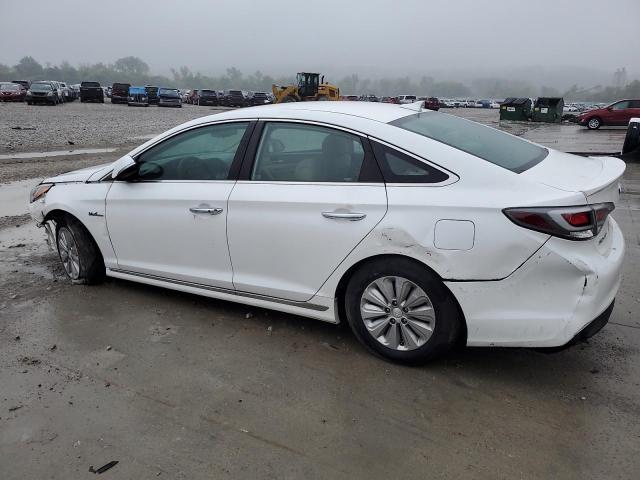 HYUNDAI SONATA HYB 2017 white  hybrid engine KMHE24L37HA070853 photo #3