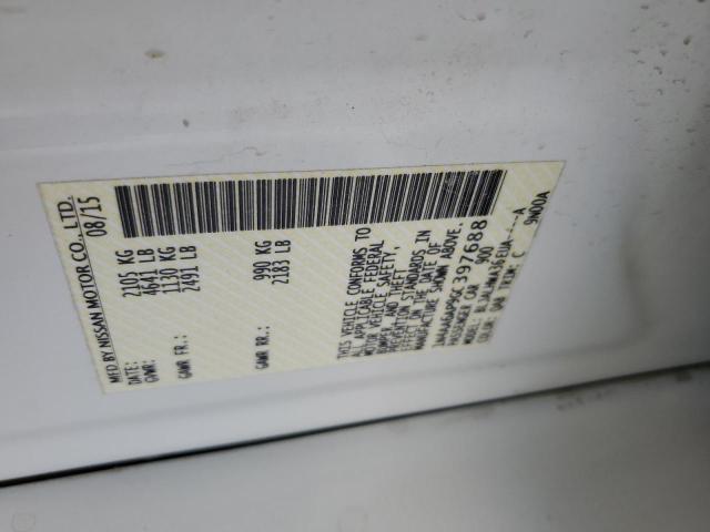 2016 NISSAN MAXIMA 3.5 1N4AA6AP9GC397688
