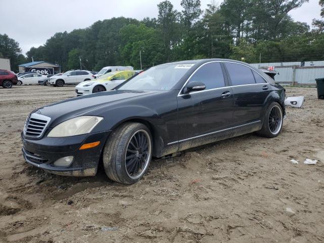 MERZ S 550 4MATIC 2007 black sedan 4d gas WDDNG86X47A134413 photo #1