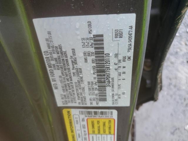 2014 FORD FUSION SE - 3FA6P0H77ER120110