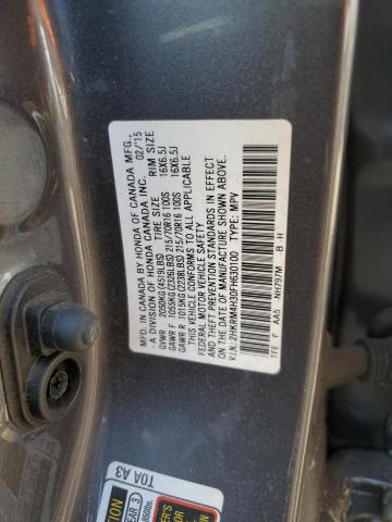 2015 HONDA CR-V LX - 2HKRM4H30FH630100