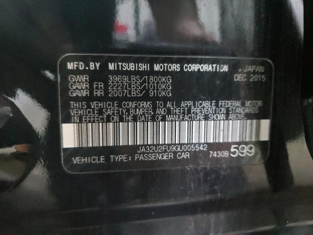 2016 MITSUBISHI LANCER ES JA32U2FU9GU005542