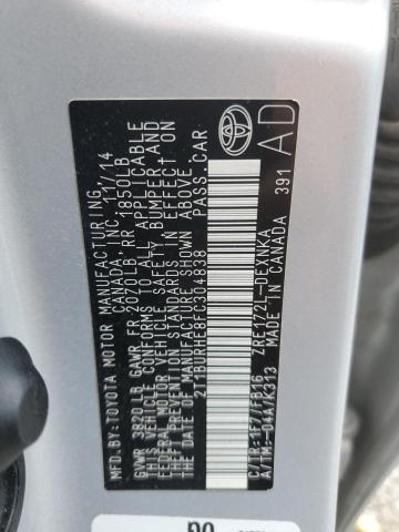 2015 TOYOTA COROLLA L - 2T1BURHE8FC304838