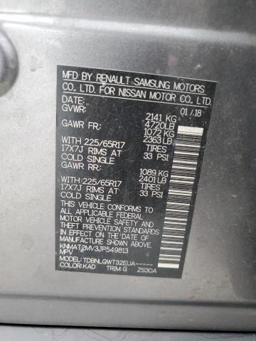 2018 NISSAN ROGUE S - KNMAT2MV3JP549813