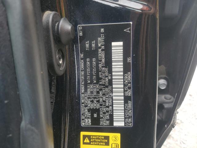 2015 LEXUS RX 350 BAS 2T2BK1BA6FC327592