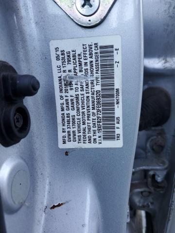 2015 HONDA CIVIC SE 19XFB2F73FE069320