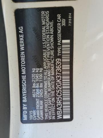 2016 BMW 435 XI WBA3R5C52GK373639