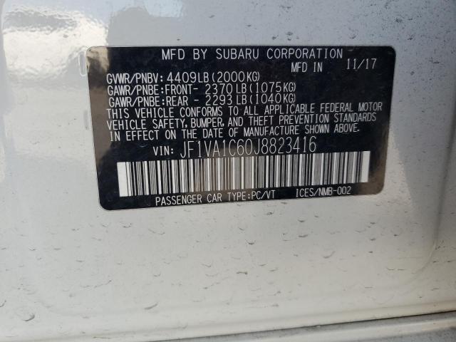 2018 SUBARU WRX PREMIU JF1VA1C60J8823416