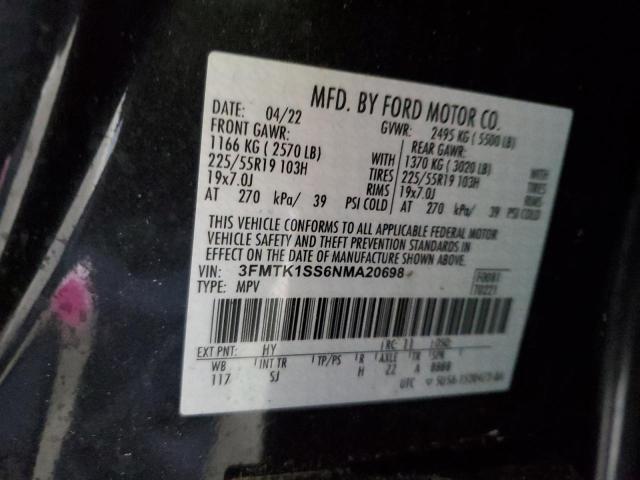 2022 FORD MUSTANG MA - 3FMTK1SS6NMA20698