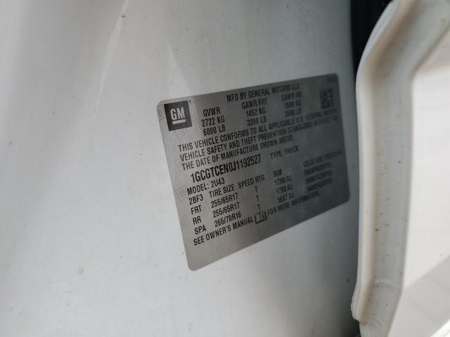 2018 CHEVROLET COLORADO L - 1GCGTCEN0J1192527