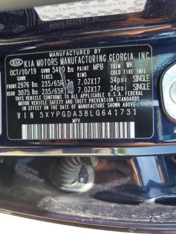 2020 KIA SORENTO L - 5XYPGDA38LG641731