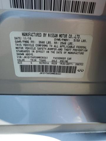 2017 INFINITI Q50 PREMIU JN1EV7AR0HM836041