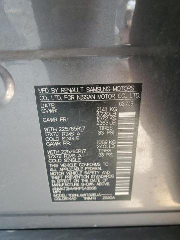 2019 NISSAN ROGUE S - KNMAT2MV9KP543368