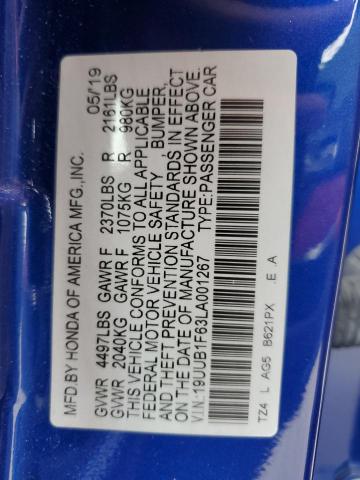2020 ACURA TLX TECHNO - 19UUB1F63LA001267