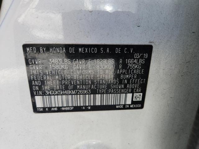 2019 HONDA FIT LX 3HGGK5H48KM726963