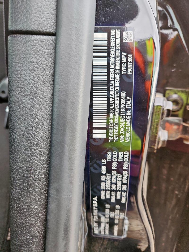 2019 JEEP RENEGADE T ZACNJBC11KPK06490