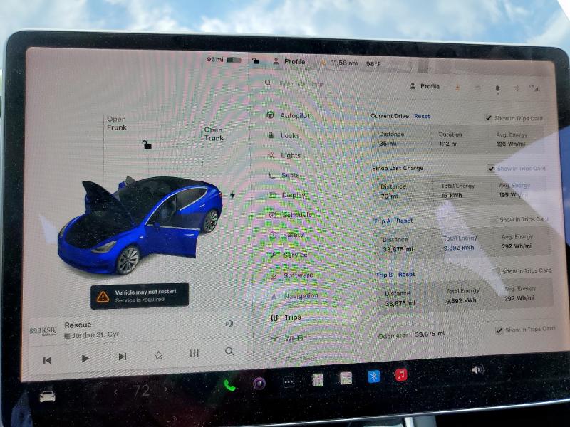 2020 TESLA MODEL 3 5YJ3E1EA3LF661338