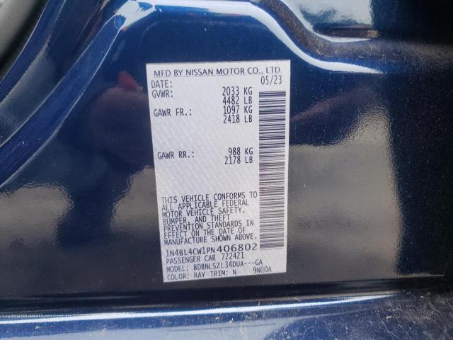 2023 NISSAN ALTIMA SR 1N4BL4CW1PN406802