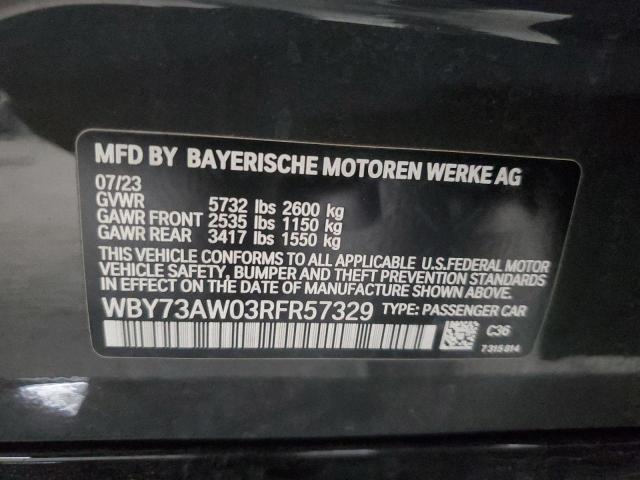 2024 BMW I4 EDRIVE WBY73AW03RFR57329