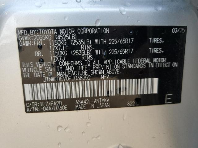 2015 TOYOTA RAV4 XLE JTMWFREV0FJ038252