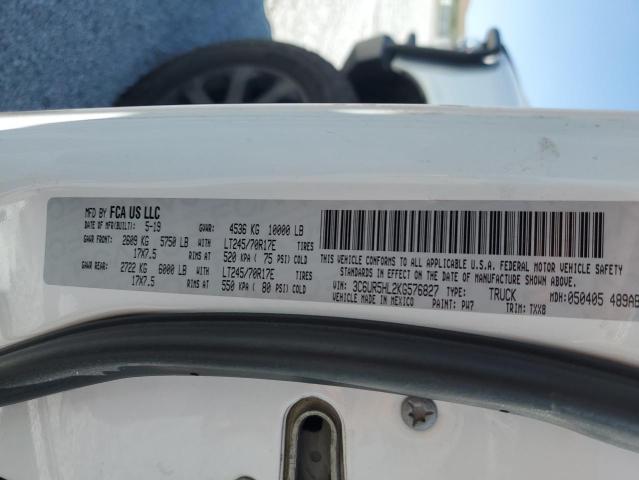 2019 RAM 2500 TRADE 3C6UR5HL2KG576827