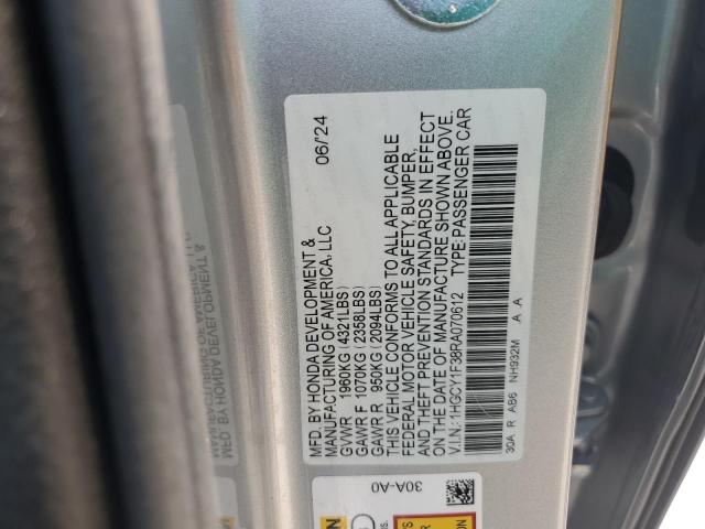 2024 HONDA ACCORD EX - 1HGCY1F38RA070612