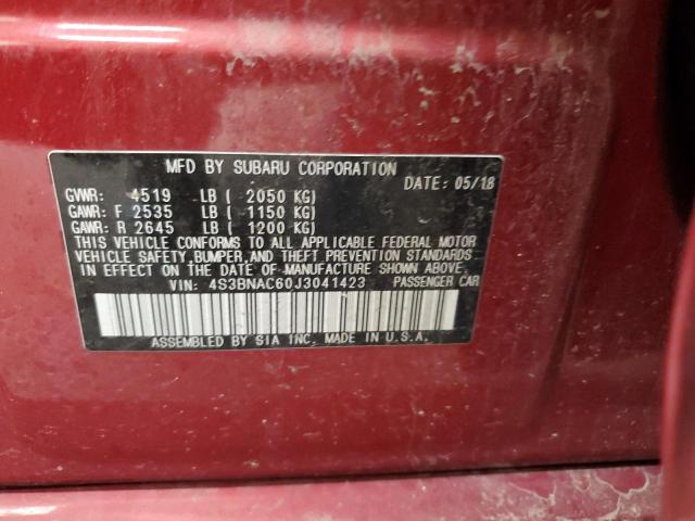 2018 SUBARU LEGACY 2.5 #3305346324