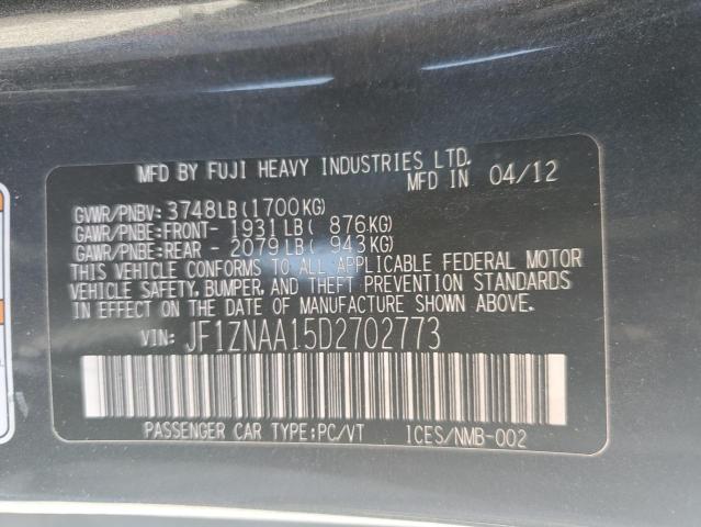 2013 TOYOTA SCION FR-S - JF1ZNAA15D2702773