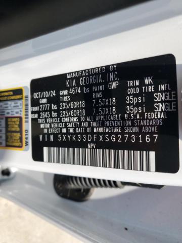 2025 KIA SPORTAGE E - 5XYK33DFXSG273167