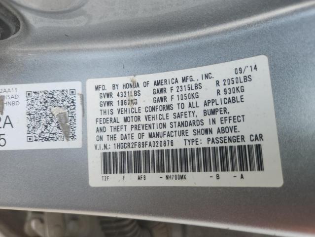 2015 HONDA ACCORD EXL - 1HGCR2F89FA020876