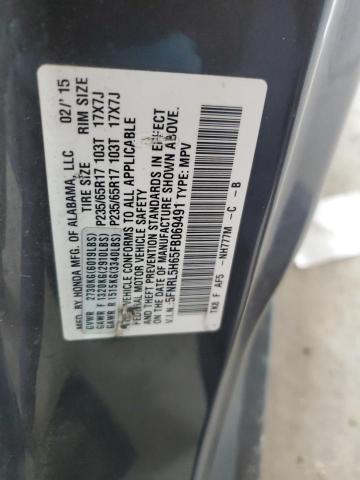 2015 HONDA ODYSSEY EX 5FNRL5H65FB069491