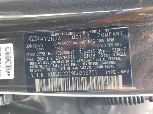 2025 HYUNDAI TUCSON SEL - KM8JCDD19SU319751