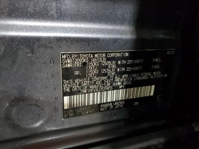 2020 TOYOTA RAV4 LE JTMF1RFVXLD529855