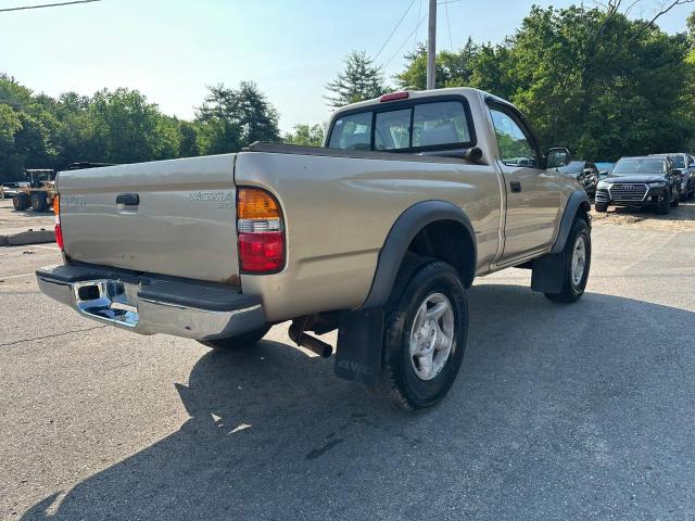 TOYOTA TACOMA 2002 tan pickup gas 5TEPM62N42Z897969 photo #4