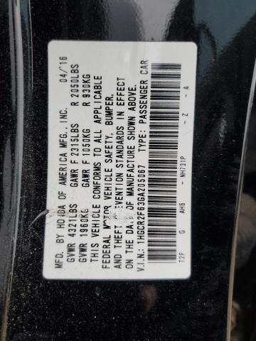 2016 HONDA ACCORD SPO - 1HGCR2F63GA205067